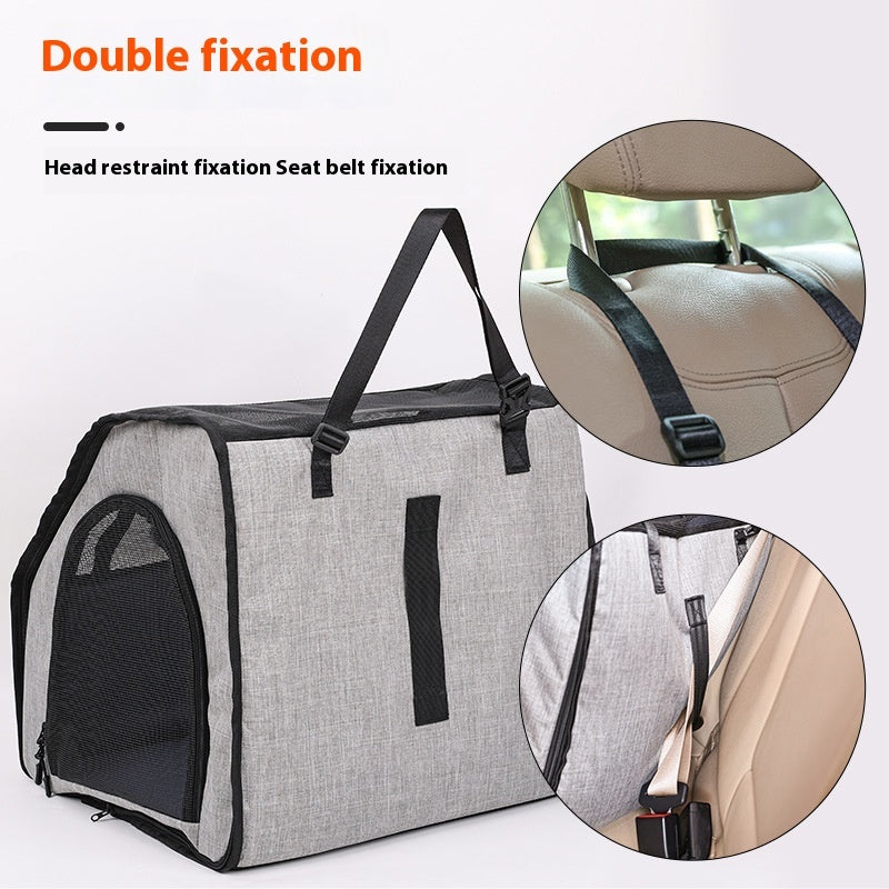 Foldable Car Pet Carrier - Waterproof