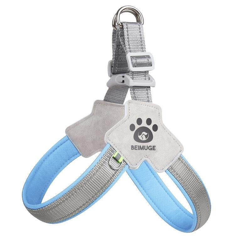 No-Pull No Choke Adjustable Pet Harness For Training Walking (Comfortable, Reflective, Easy Control)