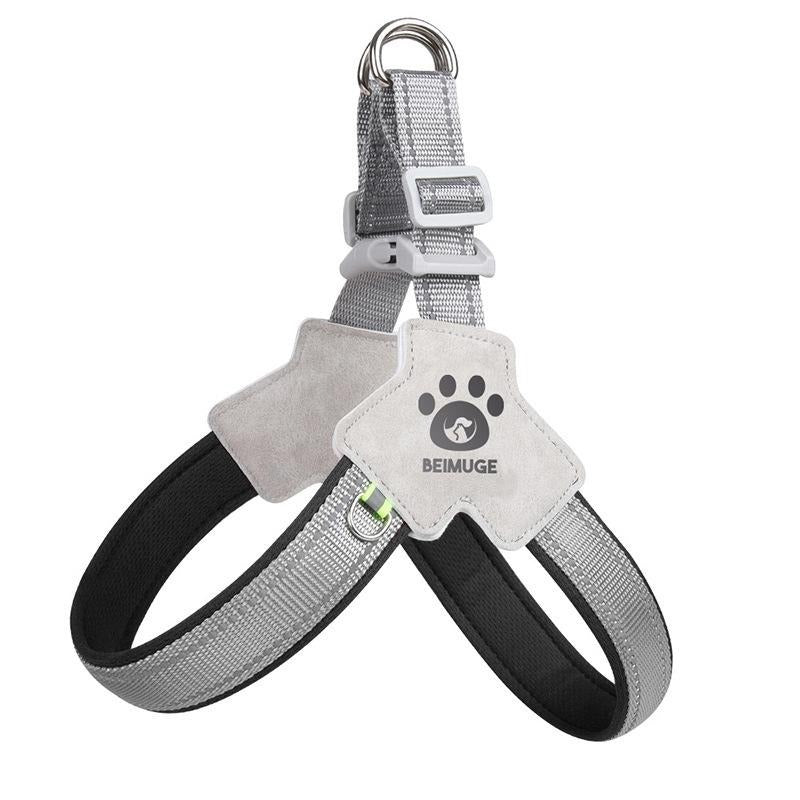 No-Pull No Choke Adjustable Pet Harness For Training Walking (Comfortable, Reflective, Easy Control)