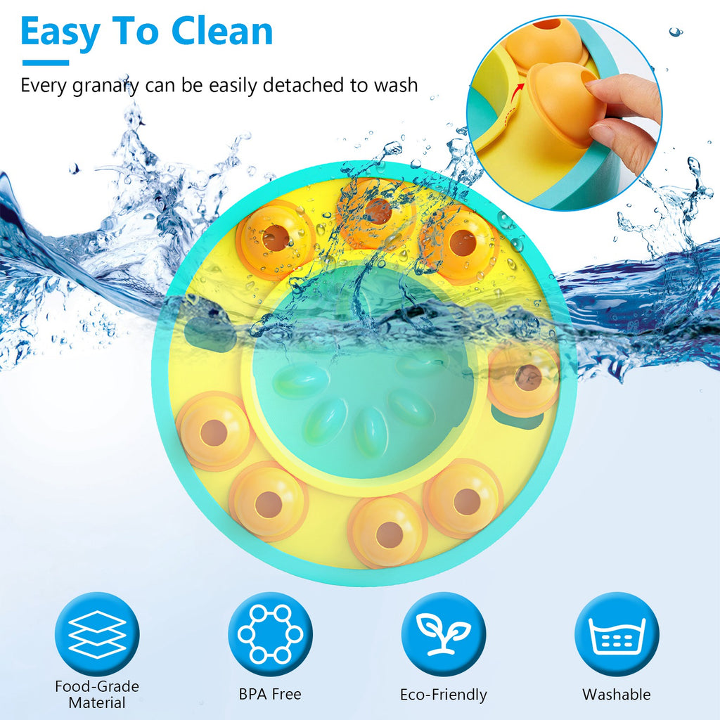 Dog Puzzle Slow Feeding Interactive Treat Dispensing Bowl For IQ Training