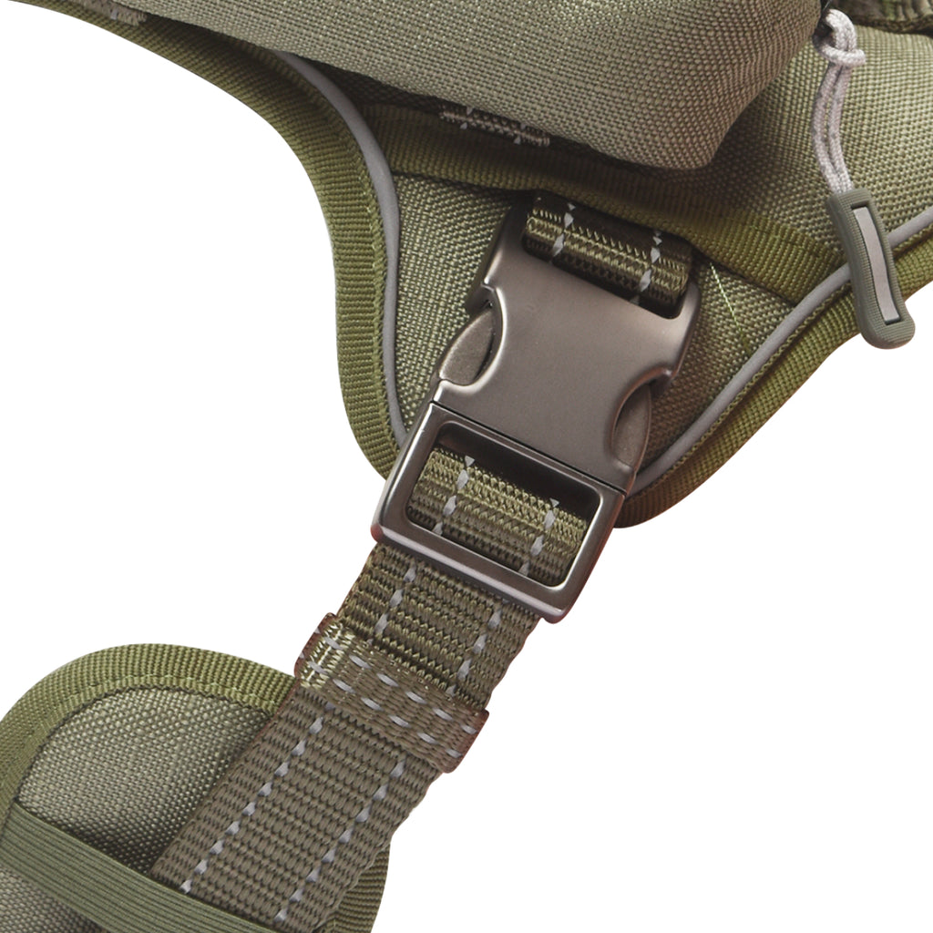 High-Perfomance Tactical Dog Harness With Backpack