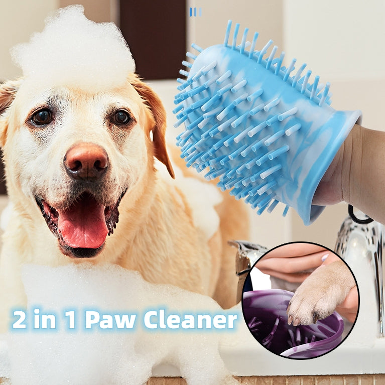 2 In 1  Portable Dog Paw Cleaner Cup