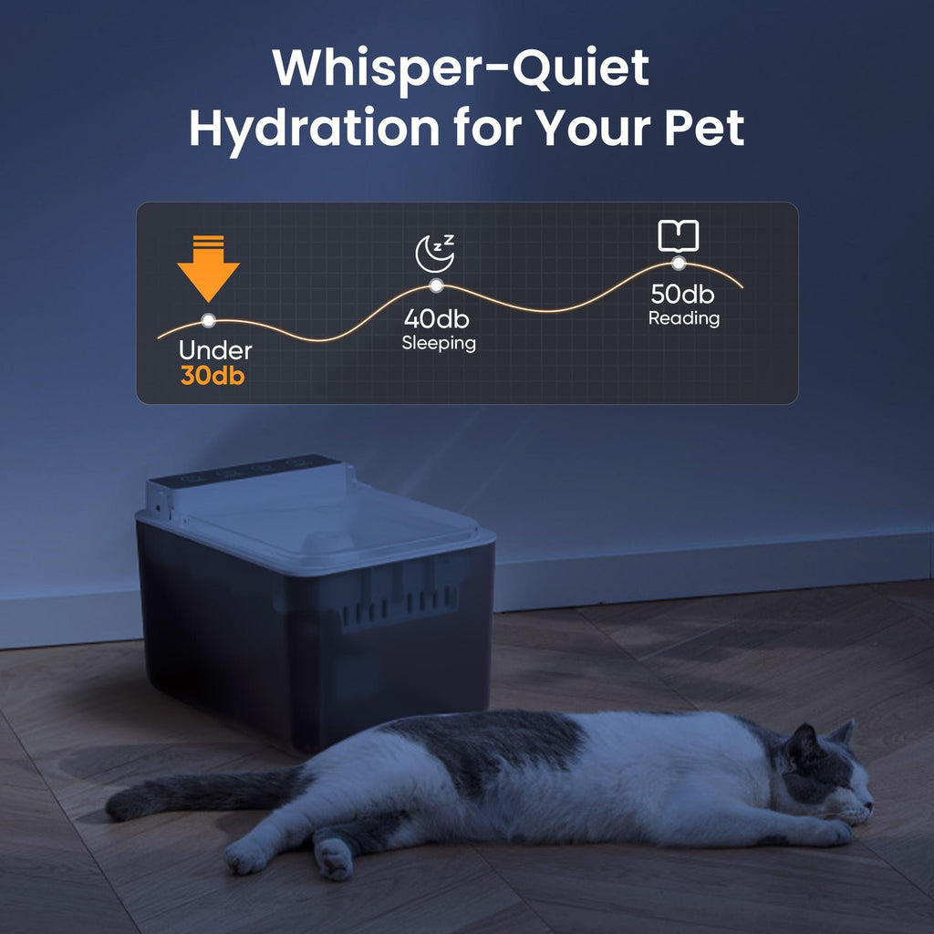 Automatic Pet Fountain Water Dispenser with Automatic Sensing Function